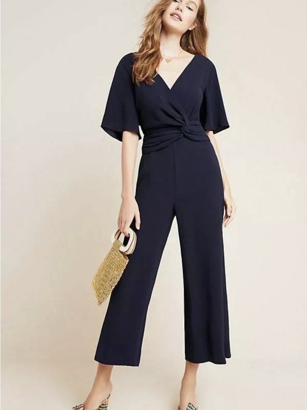 Harlyn Turner Twist Culotte Jumpsuit from Anthropologie